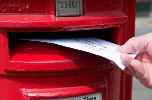 letter and postbox